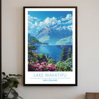 Lake Wakatipu Scenic Poster