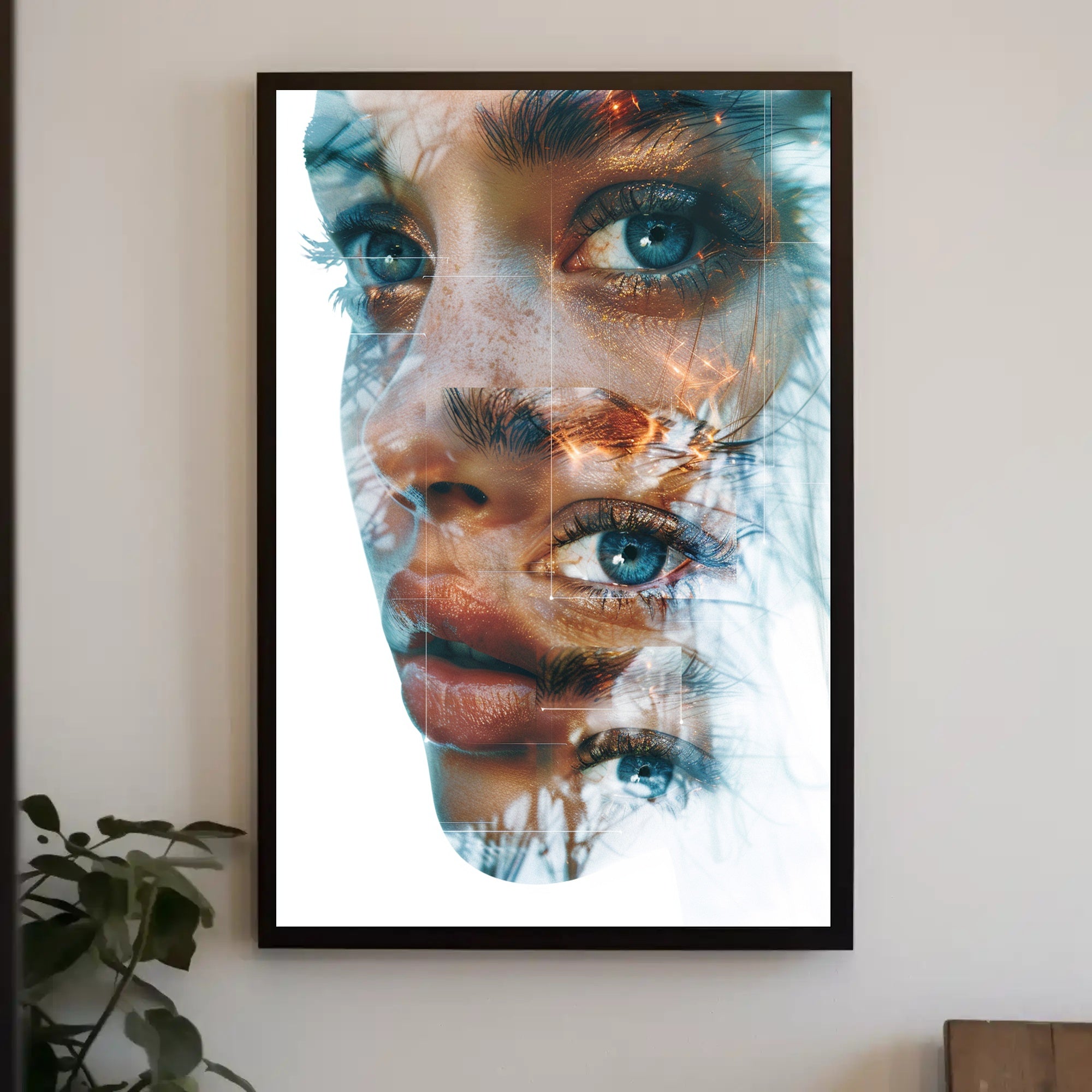 Mysterious Cloaked Figure Fantasy Art Poster Print PosterGoat