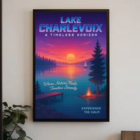 Lake Charlevoix A Timeless Horizon Poster