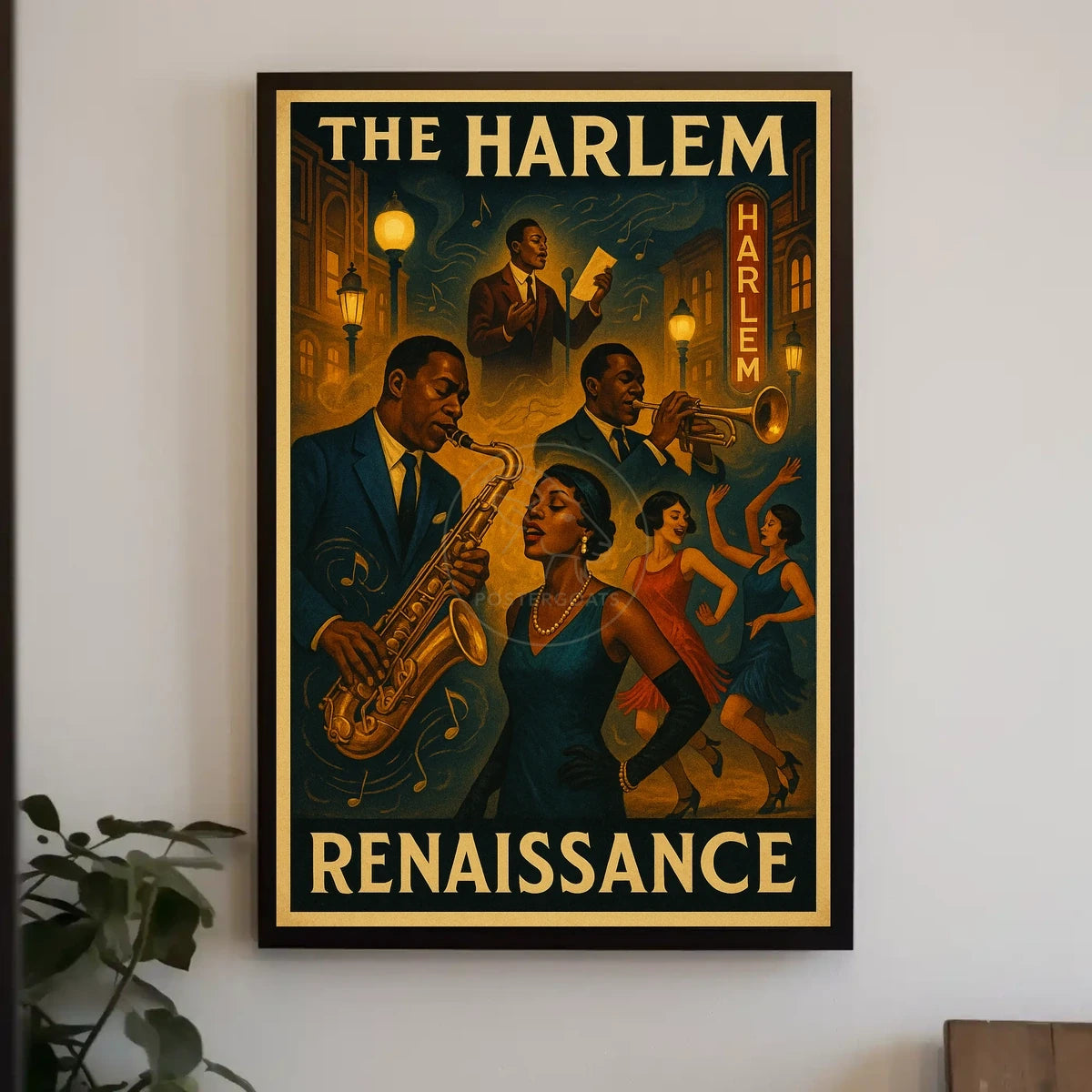 Harlem Renaissance Music and Culture Poster - Cultural or Heritage Poster
