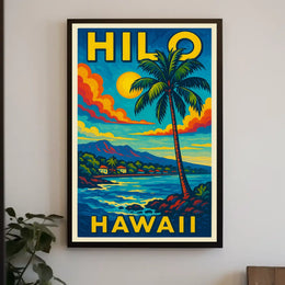 Hilo, Hawaii Poster