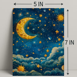 Celestial Dreams William Morris Art Poster