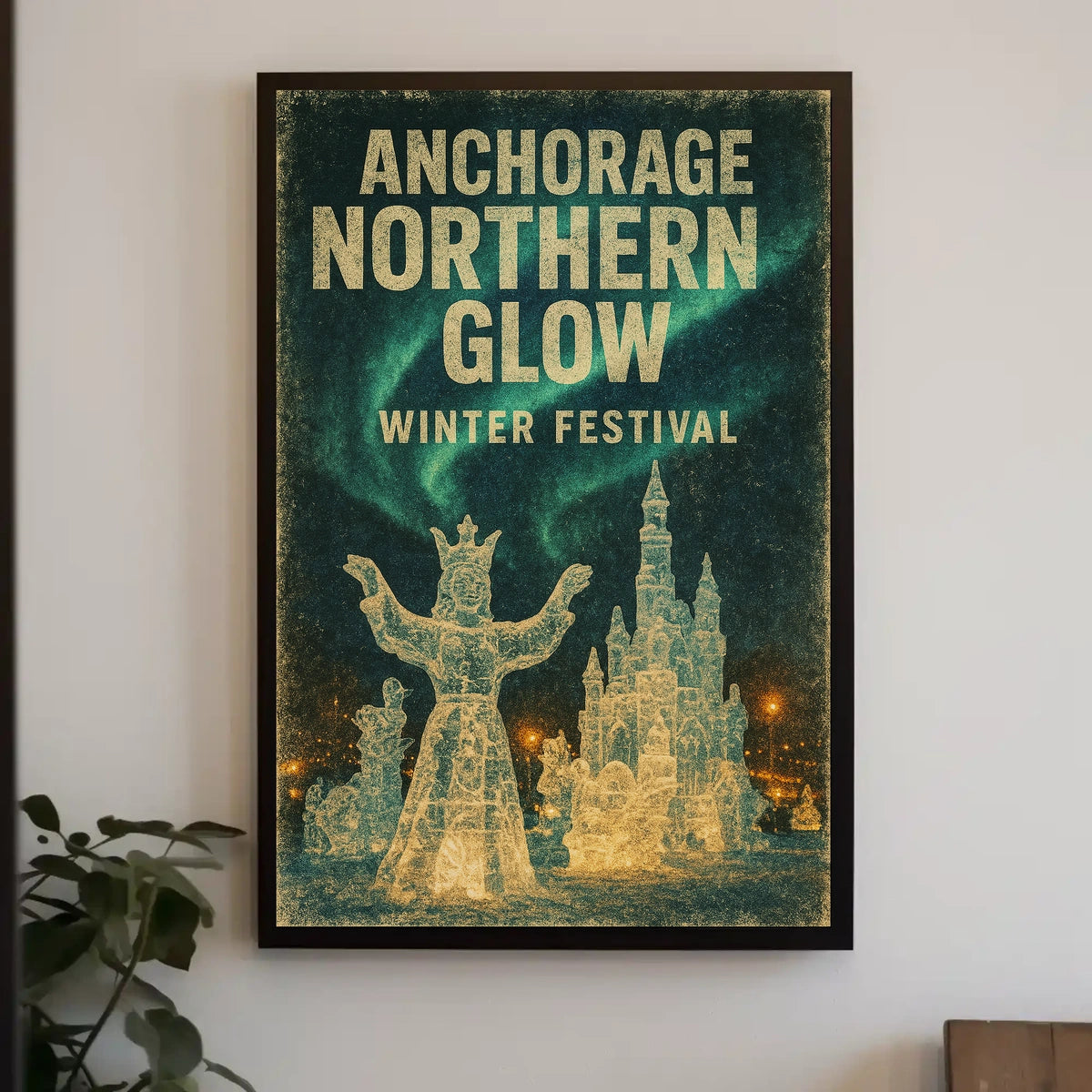 Anchorage Northern Glow Winter Festival Poster
