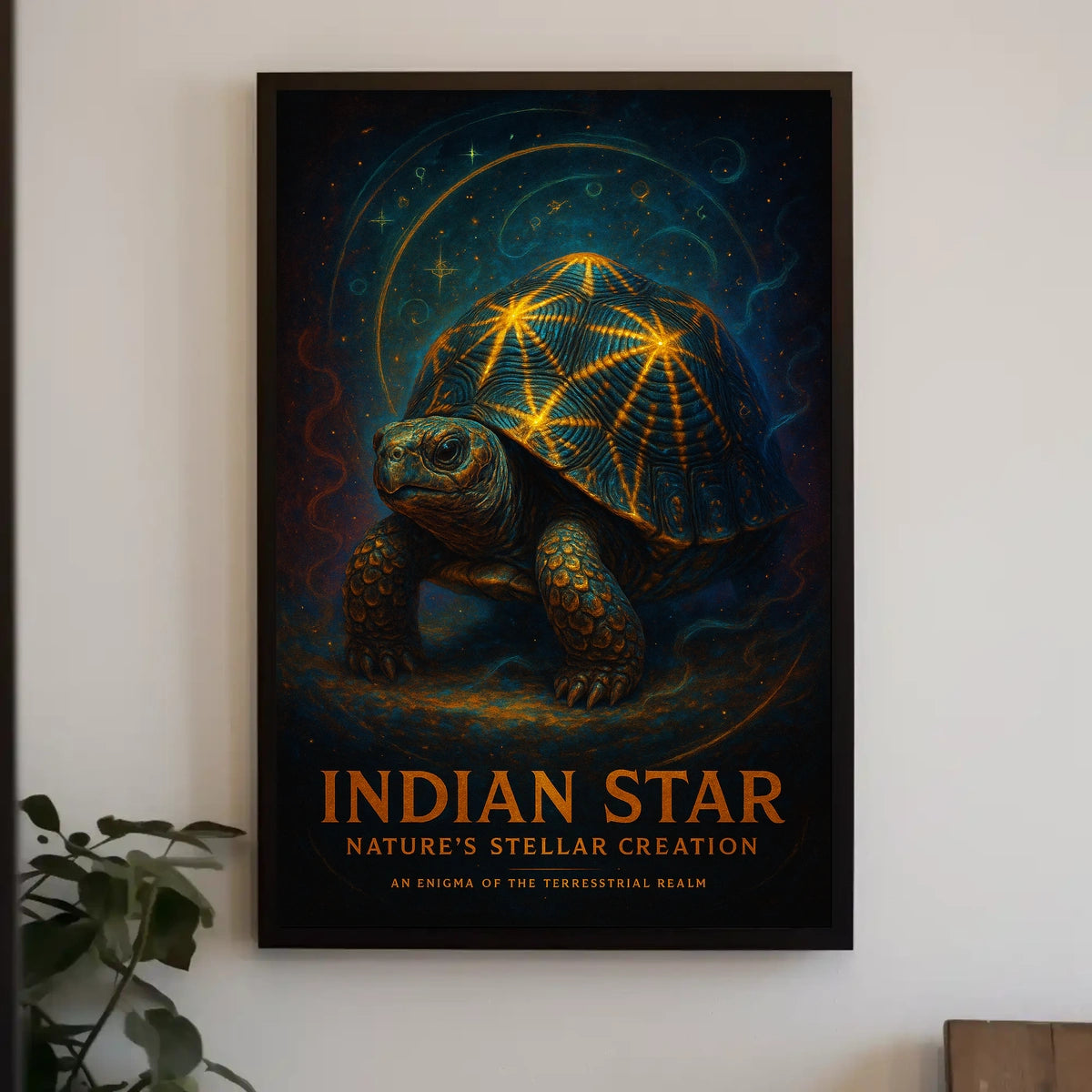 Indian Star Natures Stellar Creation Poster