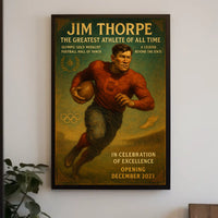 Jim Thorpe Legendary Athlete Tribute Jim Thorpe Poster