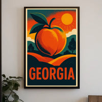 Georgia Peach Poster
