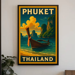 Phuket, Thailand Travel Poster