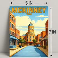 McKinney, Texas Poster PosterGoat