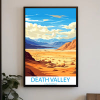 Death Valley Desert Adventure Art Travel Poster