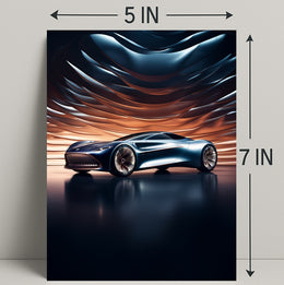 Futuristic Elegance Poster