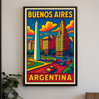 Buenos Aires Travel Poster