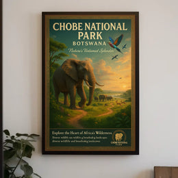 Explore The Heart Of AfricaS Wilderness Poster