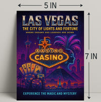 Las Vegas - The City of Lights and Fortune Poster PosterGoat