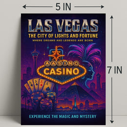 Las Vegas - The City of Lights and Fortune Poster PosterGoat