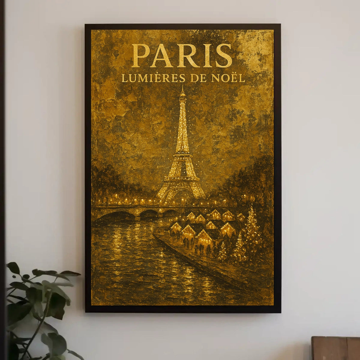 Paris Lumières De Noël Poster