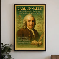 Carl Linnaeus Father of Modern Taxonomy Poster PosterGoat