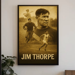 Jim Thorpe A Legendary Athlete Poster