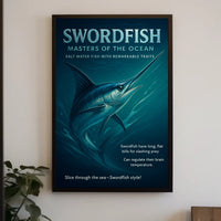 Swordfish Masters of the Ocean Poster