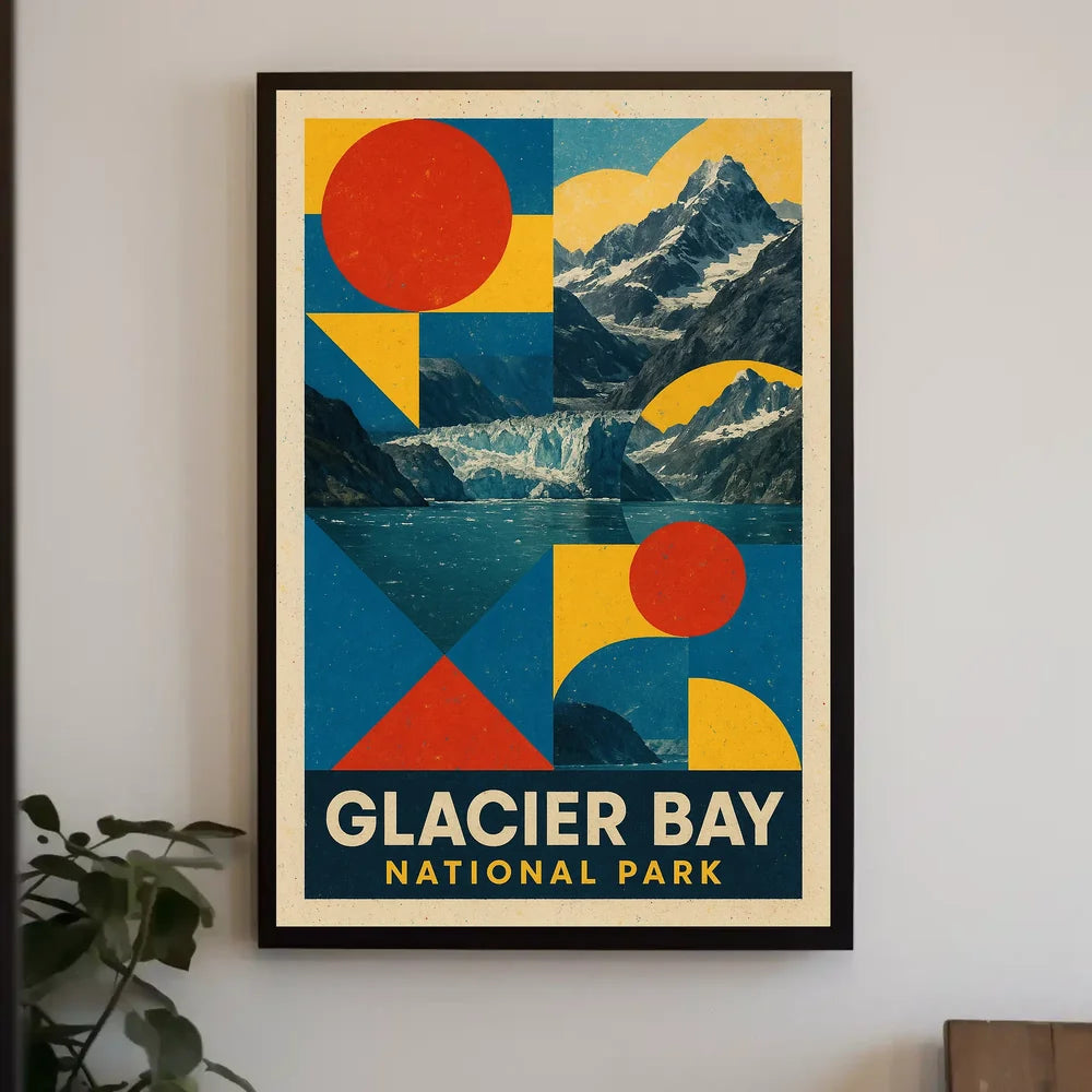 Glacier Bay National Park Scenic Print National Park Poster