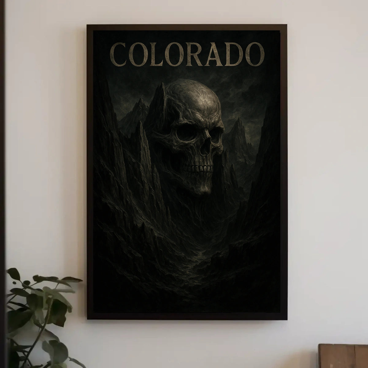 Colorado Skullscape Poster