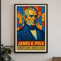 James K. Polk 11Th President Poster