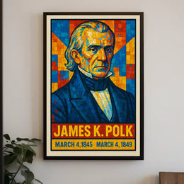 James K. Polk 11Th President Poster