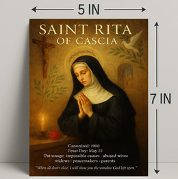 Saint Rita of Cascia Poster PosterGoat