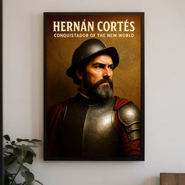 Hernán Cortés Conquistador of the New World Poster PosterGoat