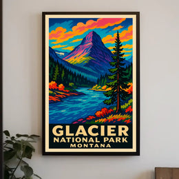 Glacier National Park Montana Poster