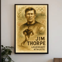 Celebrating Jim Thorpe A Legendary Athlete Jim Thorpe Poster