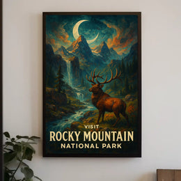 Visit Rocky Mountain National Park Poster