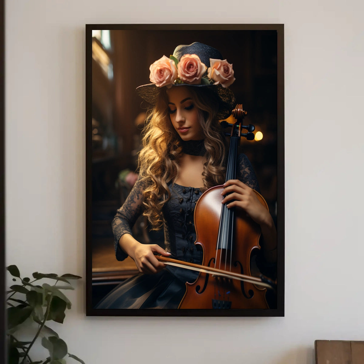 The ViolinistS Elegance Poster