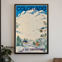 Colorado Ski Adventure Poster