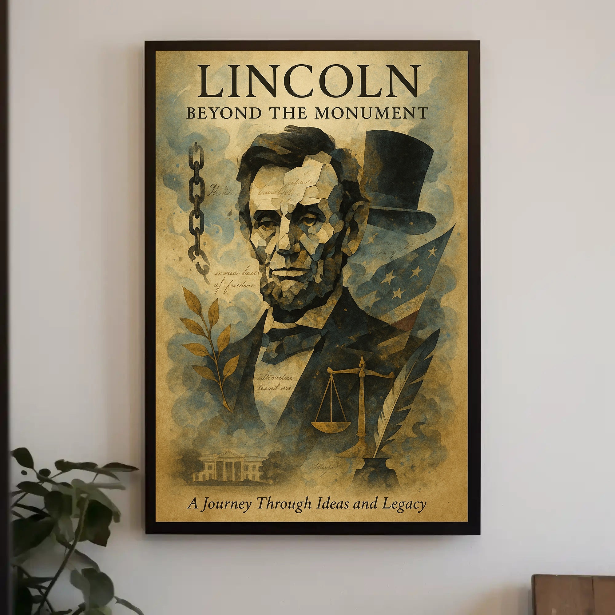 Abraham Lincoln Beyond the Monument Poster PosterGoat