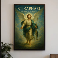 St. Raphael The Healer Poster Wall Art PosterGoat