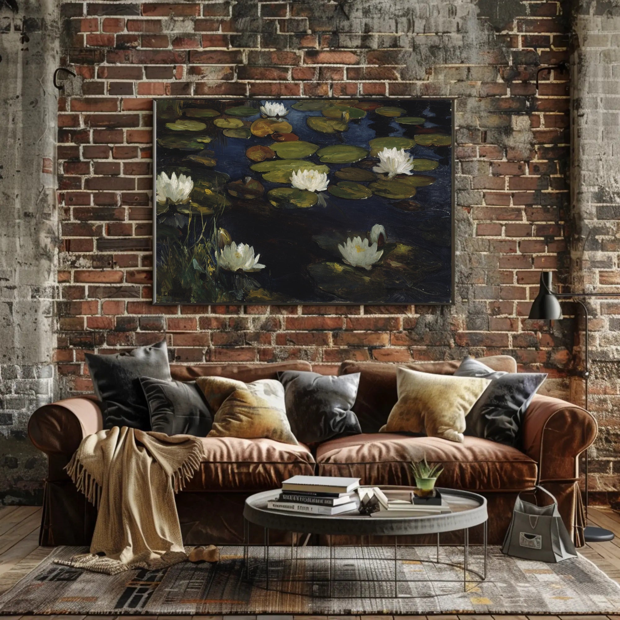 Water Lilies Tranquil Scene Artistic Poster