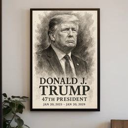Donald J. Trump 47th President Poster