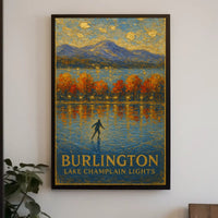 Burlington Lake Champlain Lights Poster