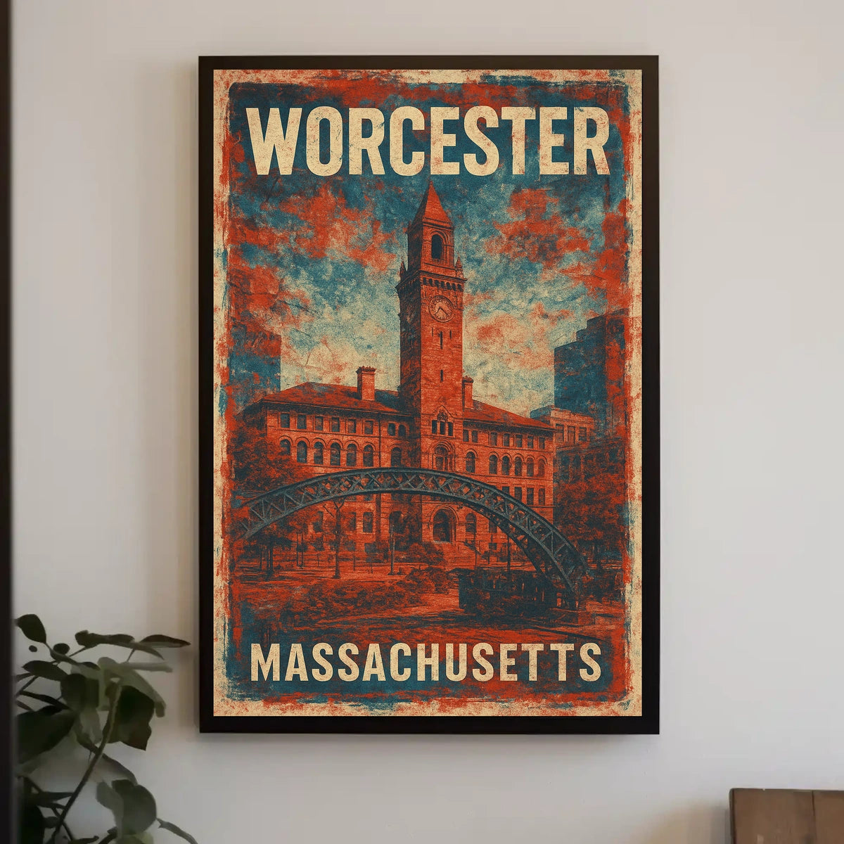 Worcester, Massachusetts Poster