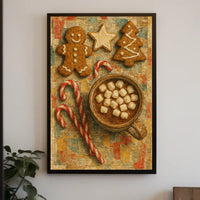 Festive Treats And Warm Cocoa Poster