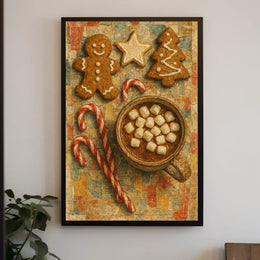 Festive Treats And Warm Cocoa Poster