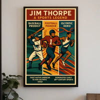 Jim Thorpe A Sports Legend Poster