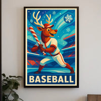 Winter Baseball Fantasy Poster