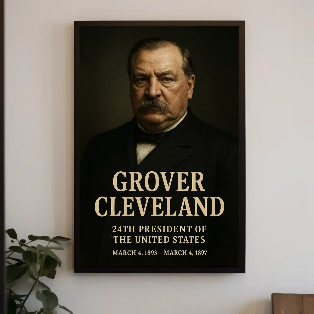 Grover Cleveland 24th President Poster