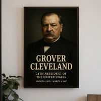 Grover Cleveland 24th President Poster