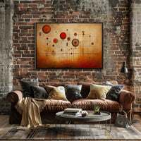 Abstract Geometric Harmony: Modern Minimalist Artistic Poster