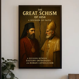 Great Schism Historical Division Educational or Infographic Poster