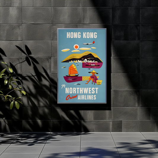Hong Kong Travel Poster