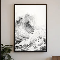 The Power Of Waves Poster