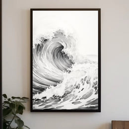 The Power Of Waves Poster